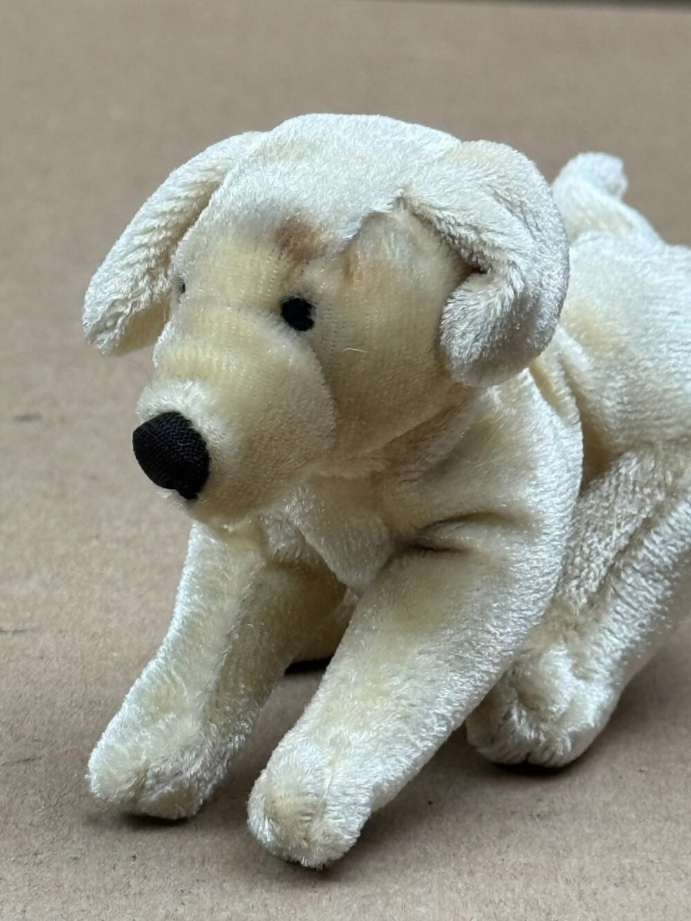 Vintage 2001 Animal Alley McDonald's Plush Dog Toy 5" Cream Stuffed Animal - Picture 6 of 6